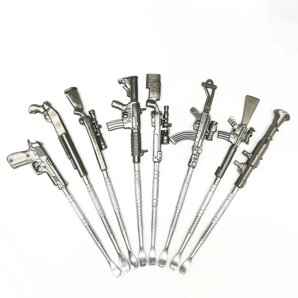 Creative Style Oil Spoon Stainless Steel Wax Carving Cleaing Tool Smoke Accessories