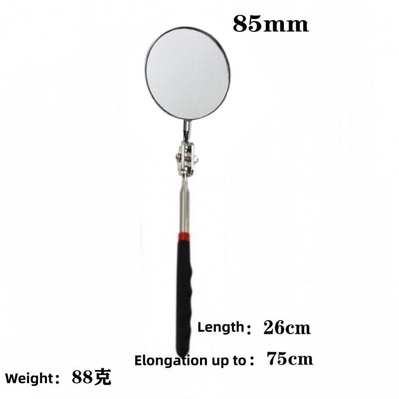 1pc Inspection Mirror 34" Extension 360° Rotation Extendable Telescopic Handle Retractable Lighted Tool On A Stick For Me