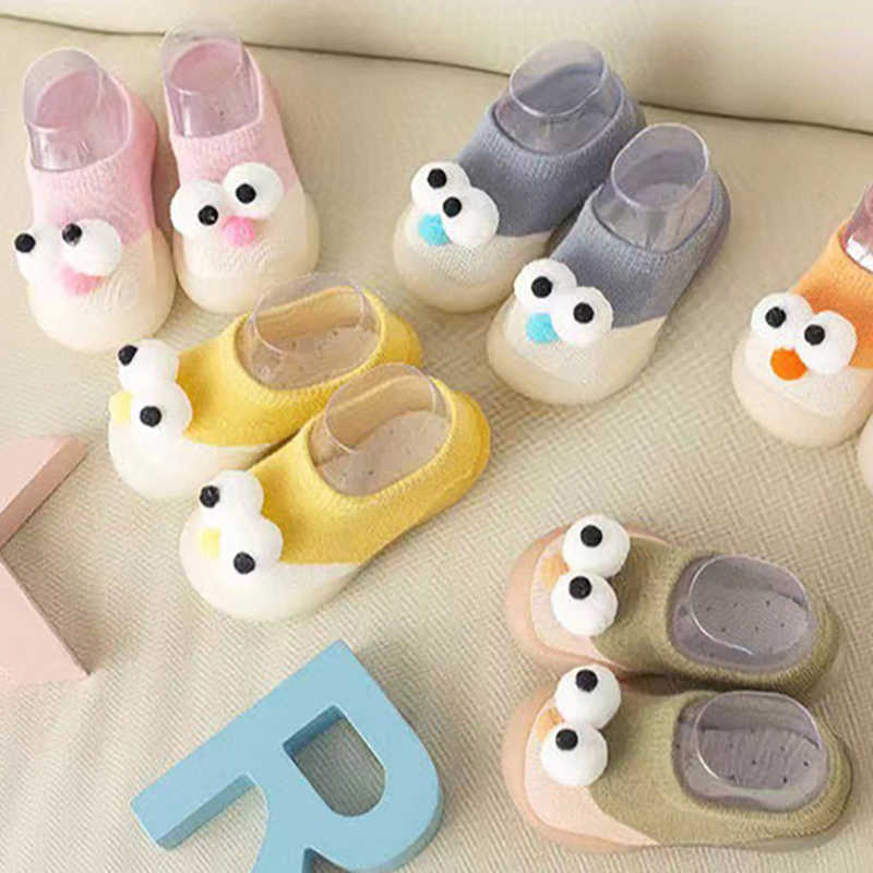 Meias do bebê sapatos infantis cor combinando bonito crianças meninos sapatos boneca sola macia criança piso sneaker bebe meninas primeiros caminhantes
