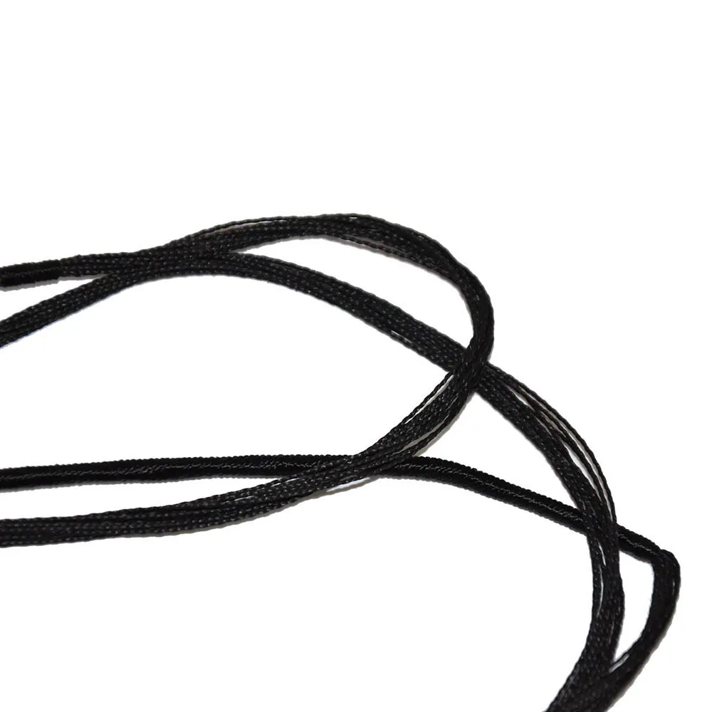 2 stücke Langlebige 44-70 Bogen String Ersatz für Traditionelle/Recurve Bogen Jagd Bogen Seil Schwarz String Zubehör