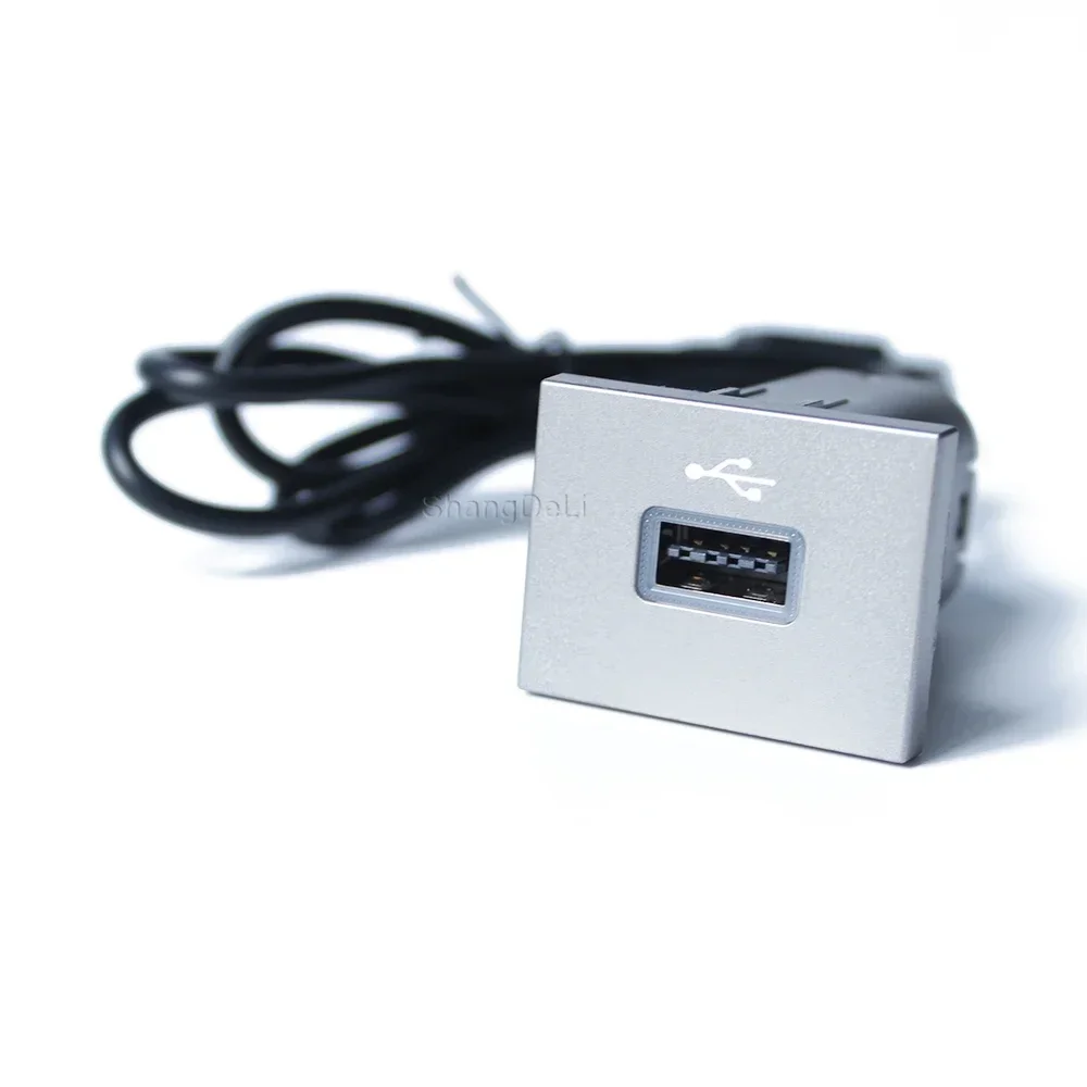 Автомобильный черный/серебристый USB-входной адаптер, аудио радио, u-диск, разъем для вспышки, интерфейсный кабель для Ford Focus 2 Mk2 2009-2011, аксессуары