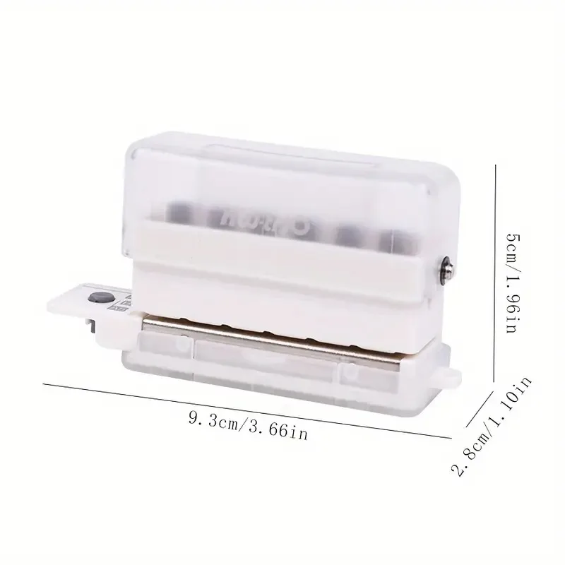 A5/B5/A4 Paper Punch, Can Make Six Holes at Once, Scrapbook Hole Puncher, Five Colors of Binding Supplies