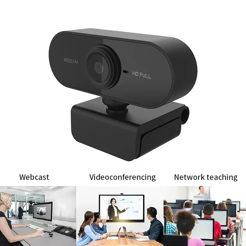 Camera 1080P HD Computer HD USB Camera Built In Microphone USB Network Camera Web Camera For Work With Microphone Tripod