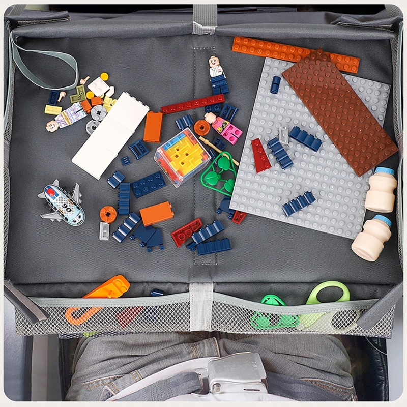 Reisetablett für Kinder, faltbare Schreibtisch-Unterhaltungsstation, Tafel zum Zeichnen