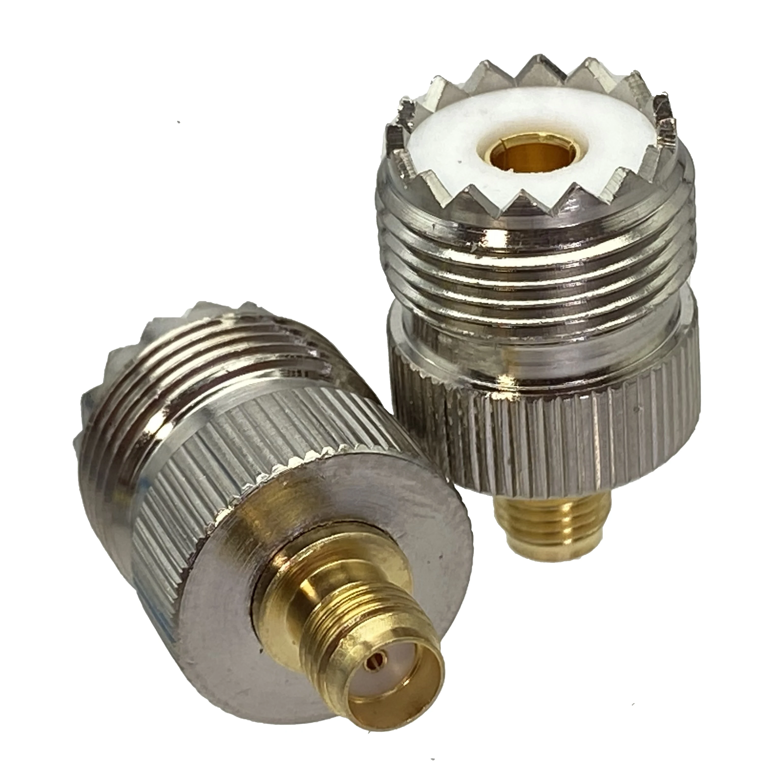 1 Uds UHF SO239 PL259 a SMA enchufe macho y conector hembra adaptador Coaxial RF conector terminales de cable latón recto