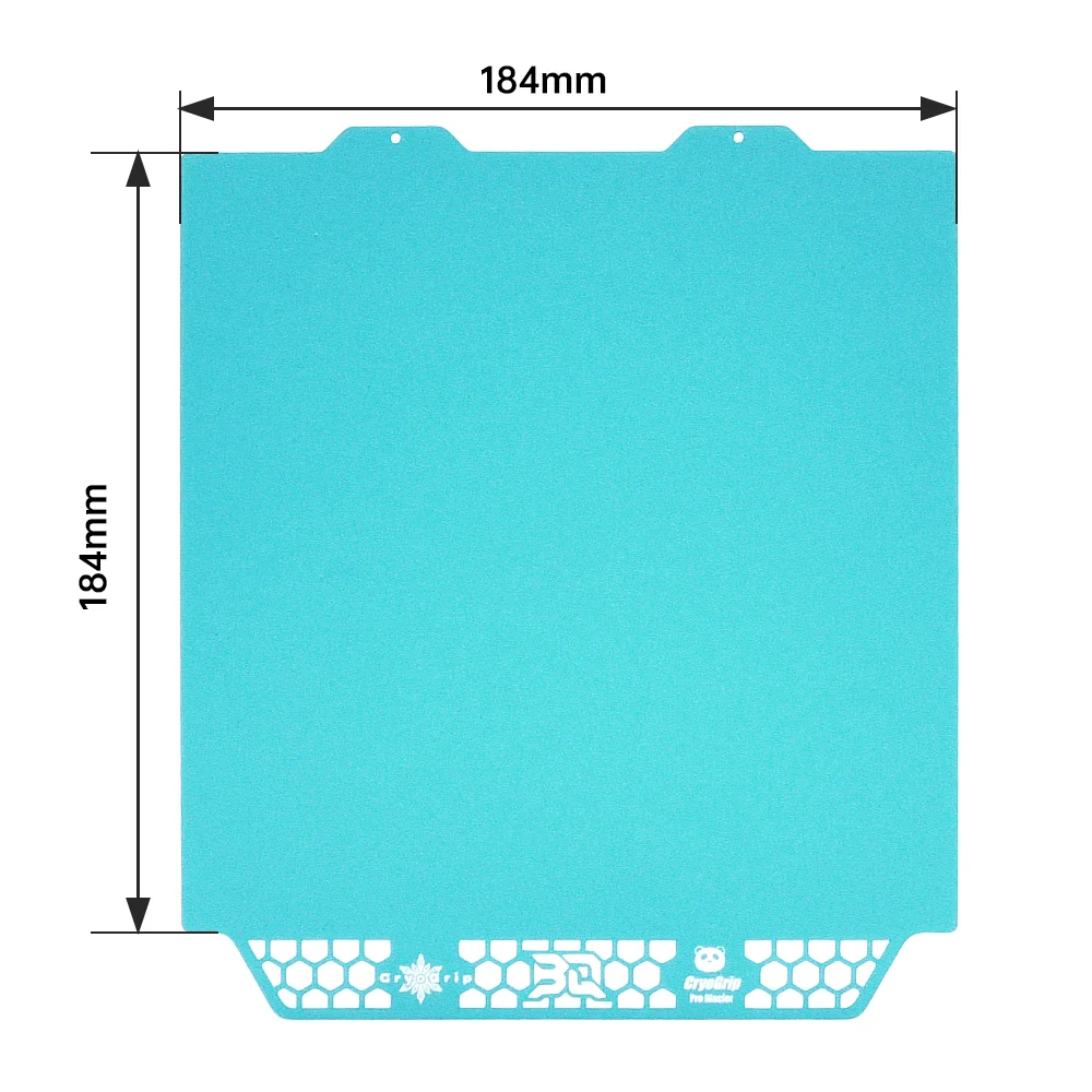 Placa de construcción BIQU Panda CryoGrip Pro 184MM 257MM recubrimiento sin obstrucciones resorte de acero de doble cara para impresora 3D BambuLab Voron Kobra