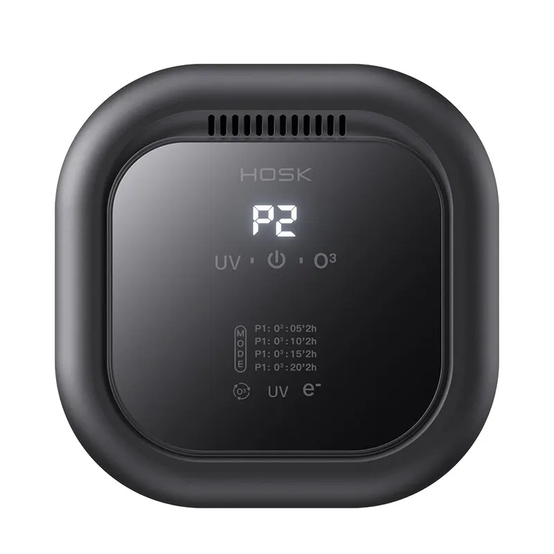 เครื่องฟอกอากาศสําหรับเครื่องกําเนิดโอโซนในบ้านพร้อม UV + น้ํามันหอมระเหยไอออนลบลบฟอร์มาลดีไฮด์กลิ่นควันเครื่องฟอกอากาศ
