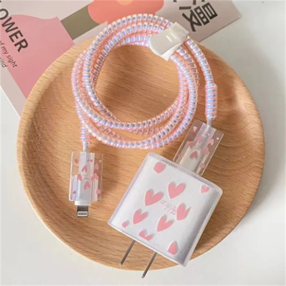 Case For Apple 18/20w charger protective case is applicable to iPhone 14/13 data cable head bite protector Shell