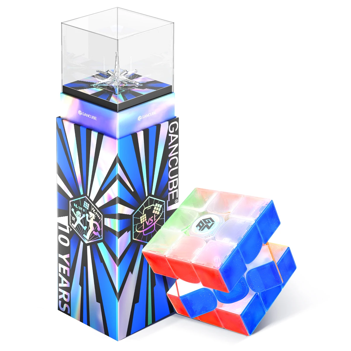 [JudyCube]GAN 15 Maglev 10th Anniversary Collection Version UV GAN 12UI Magnetic Magic Speed Cube 356ME GAN icarry 2 anniversary