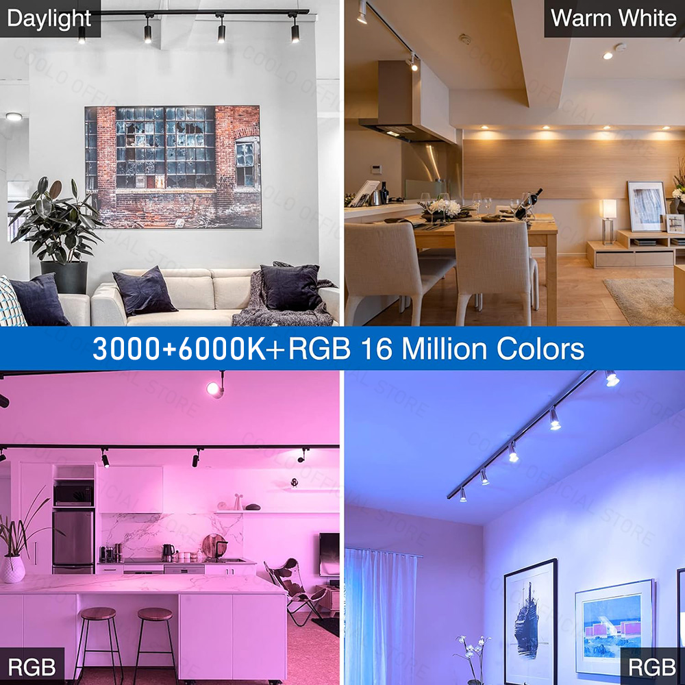 ZigBee GU10 WiFi Smart LED Glühbirne RGB W+C 5W Dimmbare Lampen EWelink APP Control Spotlight Glühbirne Funktioniert mit Alexa Google Alice