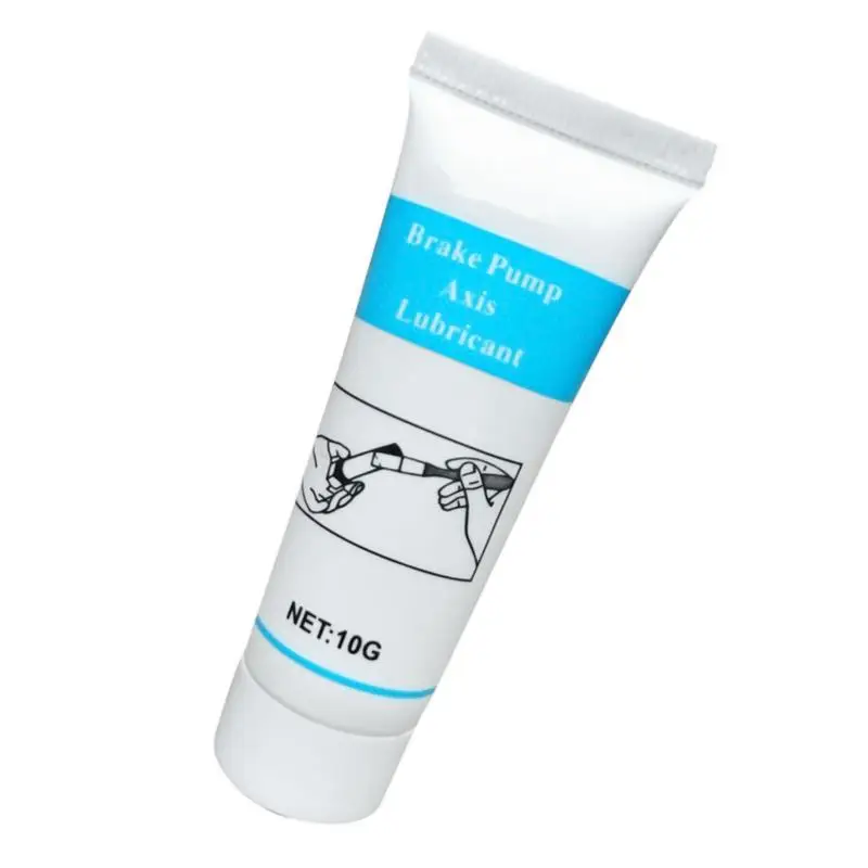 Lubrificante de freio, guia de cilindro, lubrificante, sistema de freio, tubo, graxa resistente ao calor, pastilha de freio, 10g, produtos de cuidados com o carro
