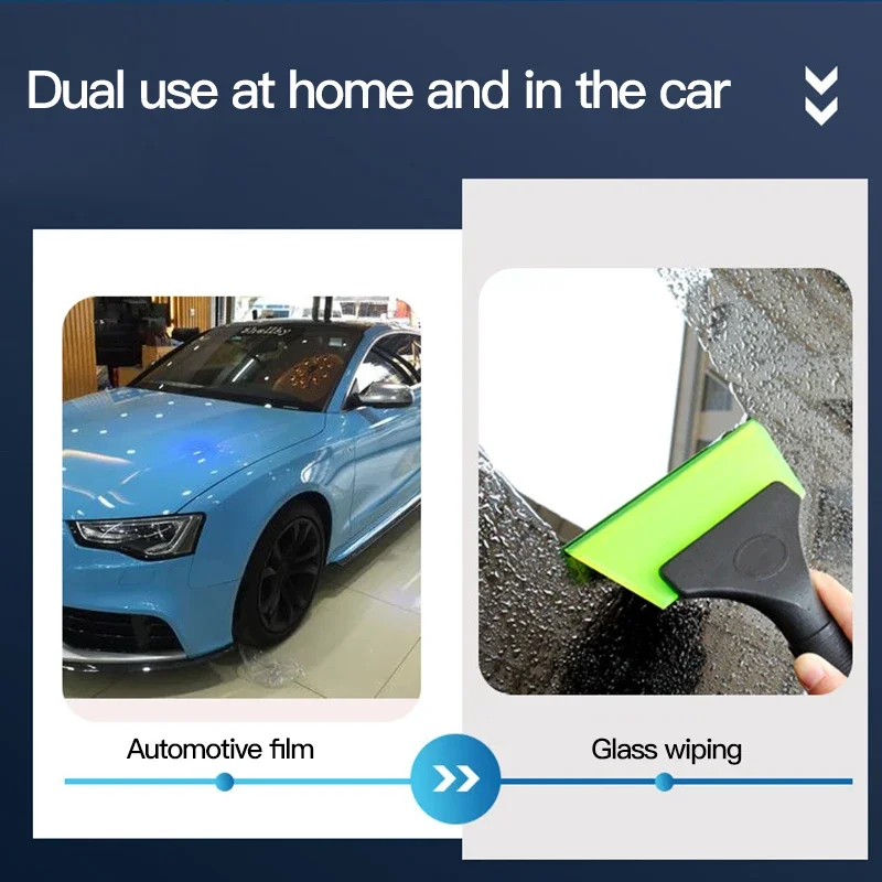 รถ Window Tint ไม้กวาดกระจกกระจกน้ํา Wiper ยางใบมีด Scraper พร้อมที่จับกันลื่นรถหน้าต่างเครื่องมือ