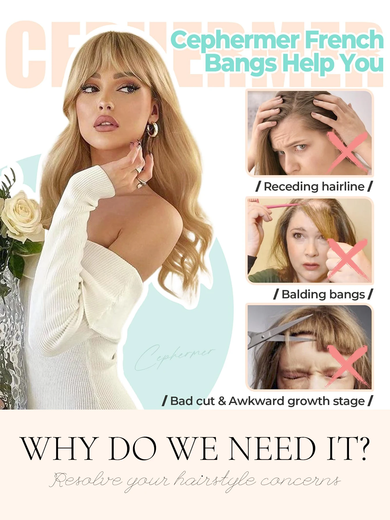 Synthetische Fake Air Bangs Natürliche Stirn Fake Fringe Haar Bang Perücke Kurze Unsichtbare Clip In Haar Extensions Haarteile Für Frauen