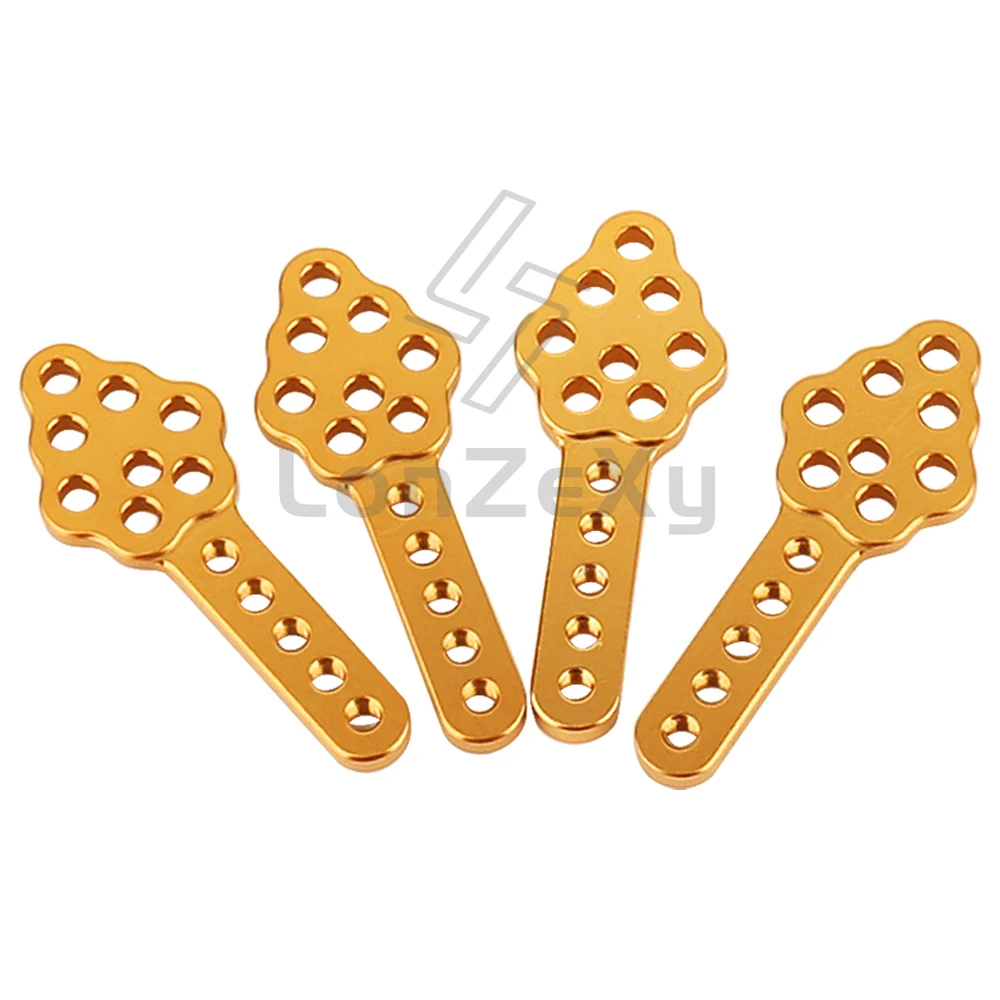 1/4pcs Metal Shock Absorber Mount Adjust Height Angle Stand for 1/10 RC Crawler Axial SCX10 90046 90047 D90 D110 Upgrade Part