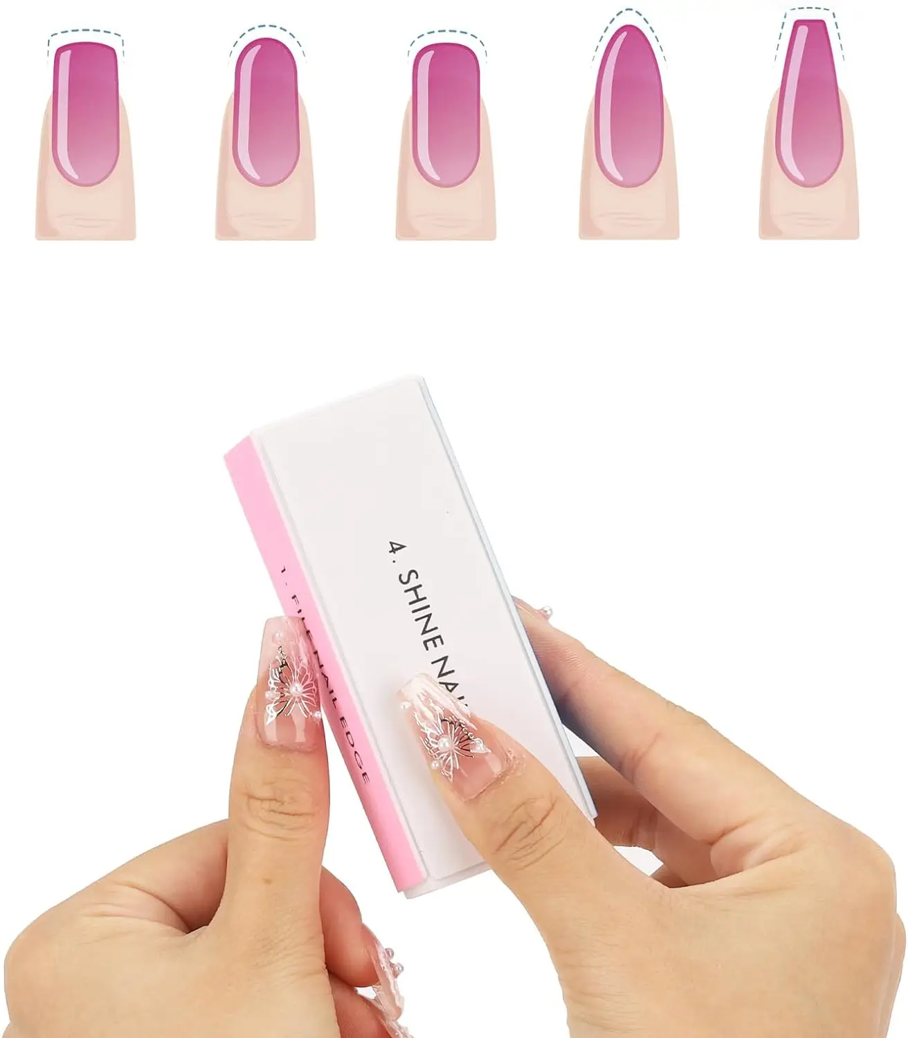 Nagel Schwamm Puffer Block Glanz Polierer Nagel Polieren Werkzeuge Nagel Polieren Datei Maniküre Schleifen Nagel Datei Nail art Tools Kit