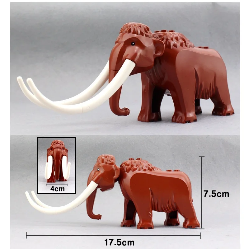 The Zoo African Elephants Camel Deer Building Blocks Mini Action Figure Bricks Toys