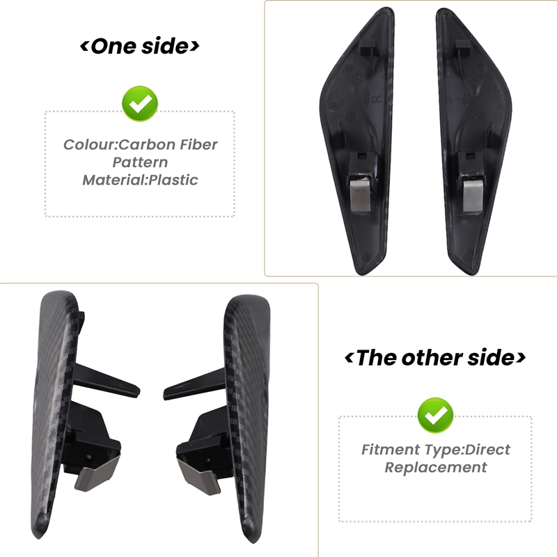 Newfront Side Fender Trim Finisher 51117338569 51117338570 For BMW F25 F26 2013-2017