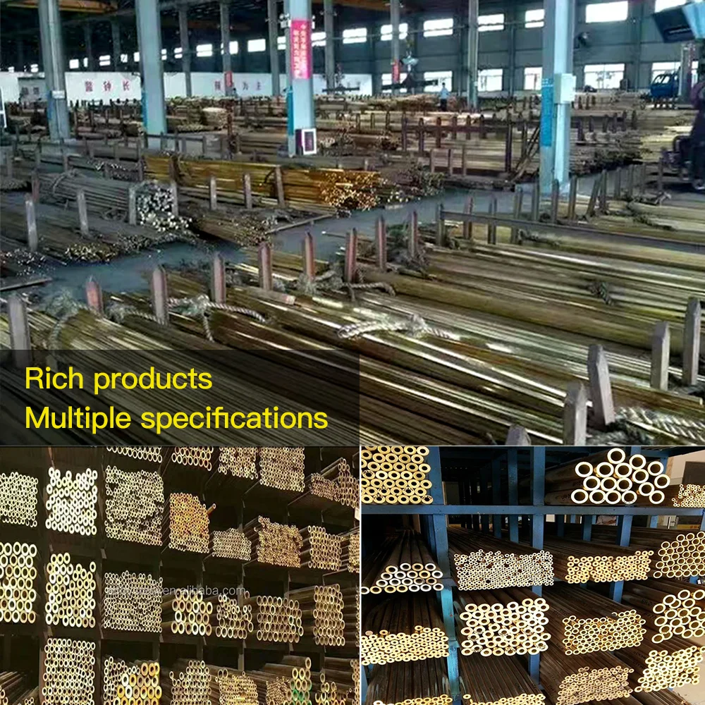 Brass tube OD1-7.5mm length300 500mm Round Brass alloy Pipe Straight Small outer diameter finish draw precise thickness 0.2-3