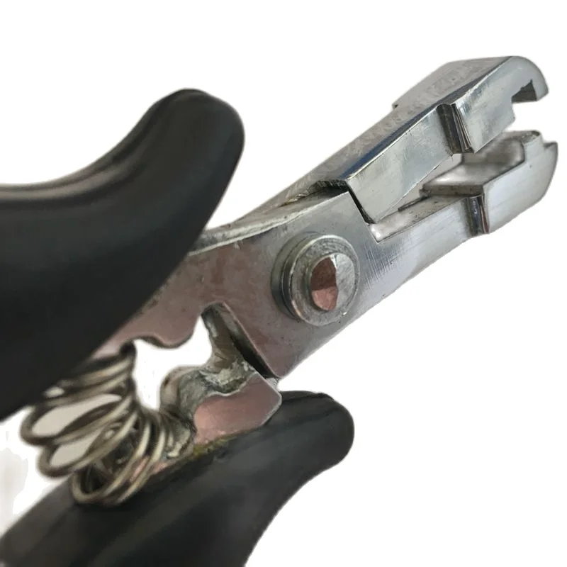 1PC Black handle 6mm groove Flat  type plier clamp for making flat tip pre-bonded Hair Extensionhair tools