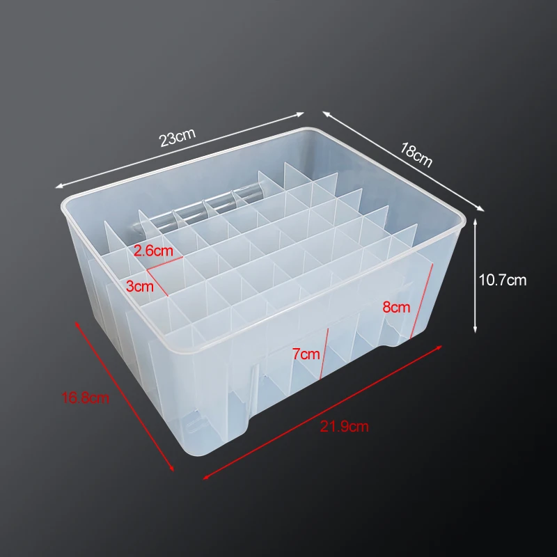 釣り機器用多機能収納ボックス,大容量オーガナイザー,動物用,イカ,餌,コイ,アクセサリー,40