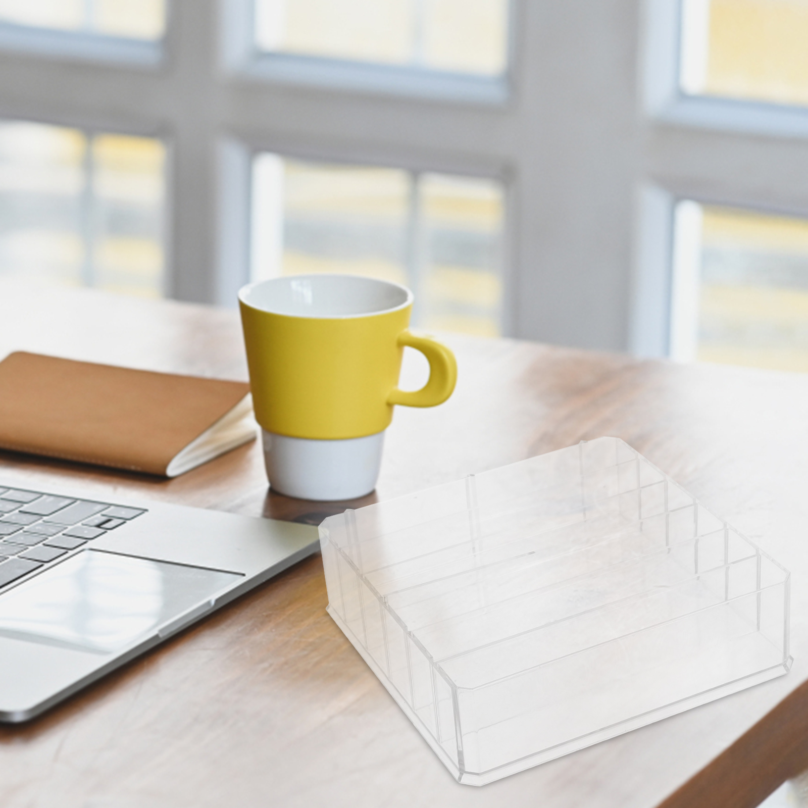 Caixa de dinheiro armazenamento bandeja de jóias titular da conta acrílico gaveta inserção desktop arquivo organizador