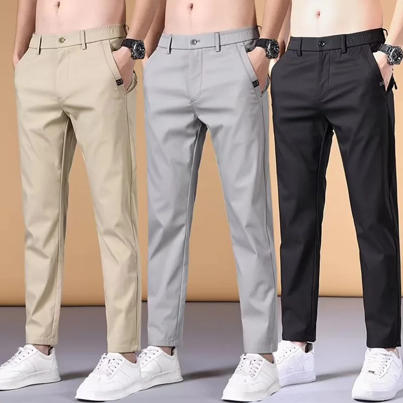 Mode männer Hosen Sommer Anzug Hosen Casual Koreanische männer Hosen Jogger Männer Streetwear Casual Sport Hosen
