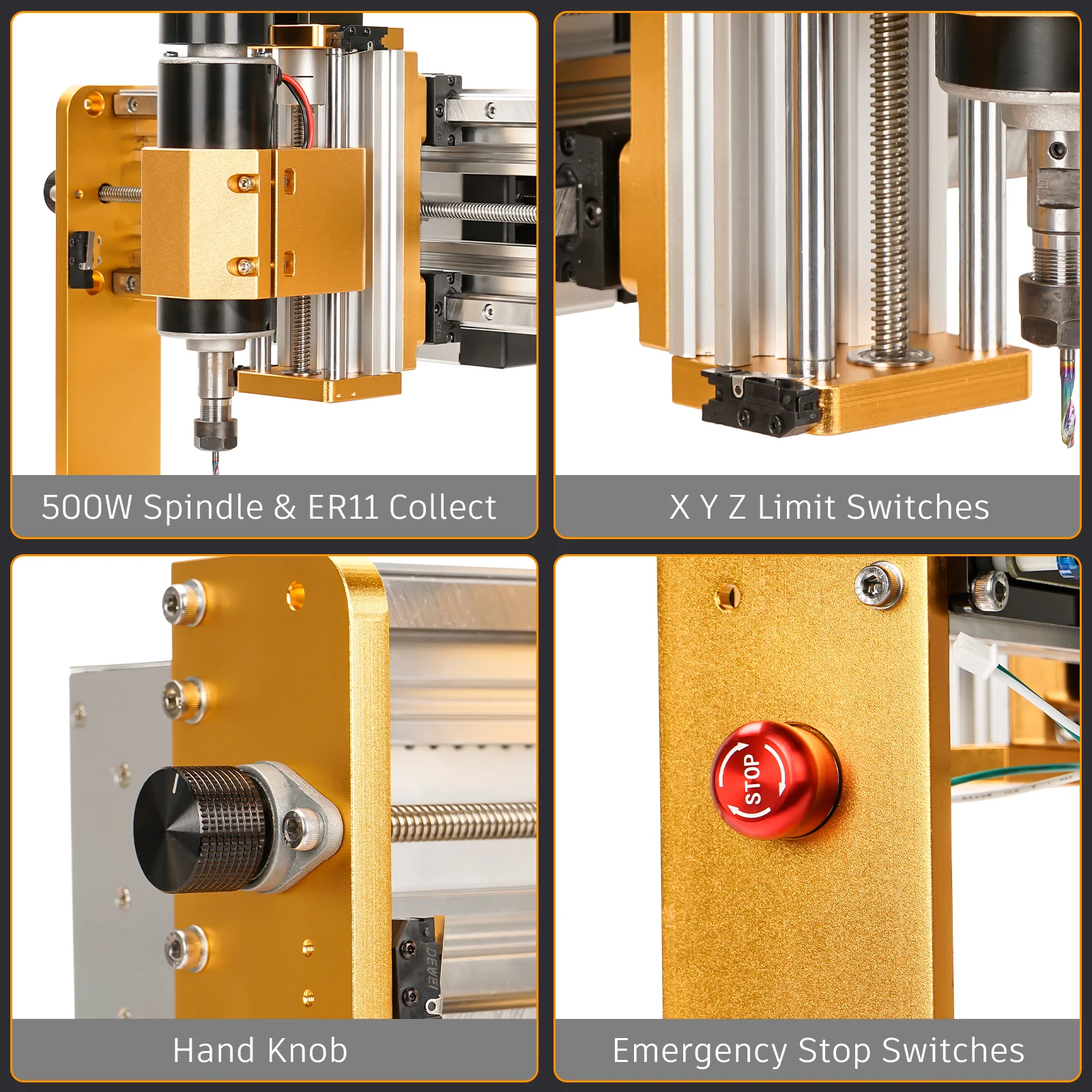 CNC3018PRO Ultra Freesmachine CNC Router Graveermachine met Eindschakelaar Offline kit voor houtbewerking