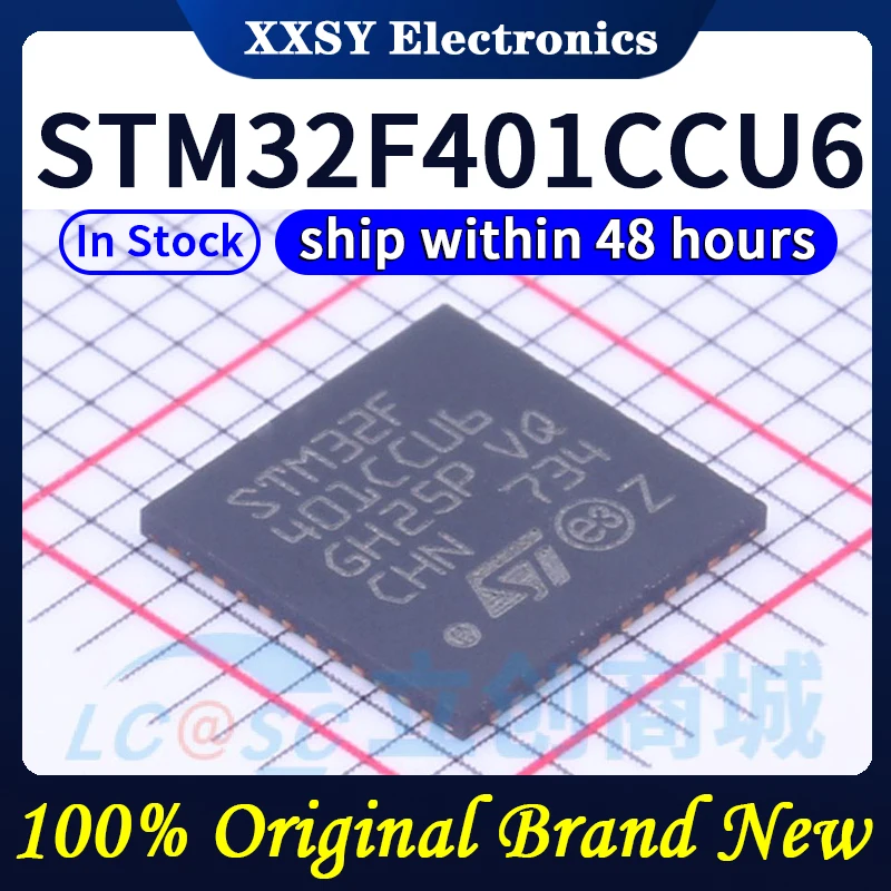 STM32F401RCT6 STM32F401RET6 STM32F401RBT6 STM32F401CBU6 STM32F401CCU6 STM32F401CEU6 STM32F401CDU6 En stock 100% Original y nuevo