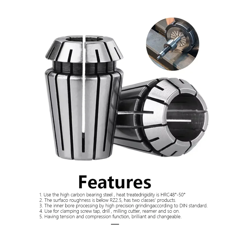 Precision ER AAA Collet Set AA  ER11 ER16 ER20 ER25 ER32 ER40 AA 0.008 A 0.015mm Tools Holder Clamping ER Spring Collect Chuck