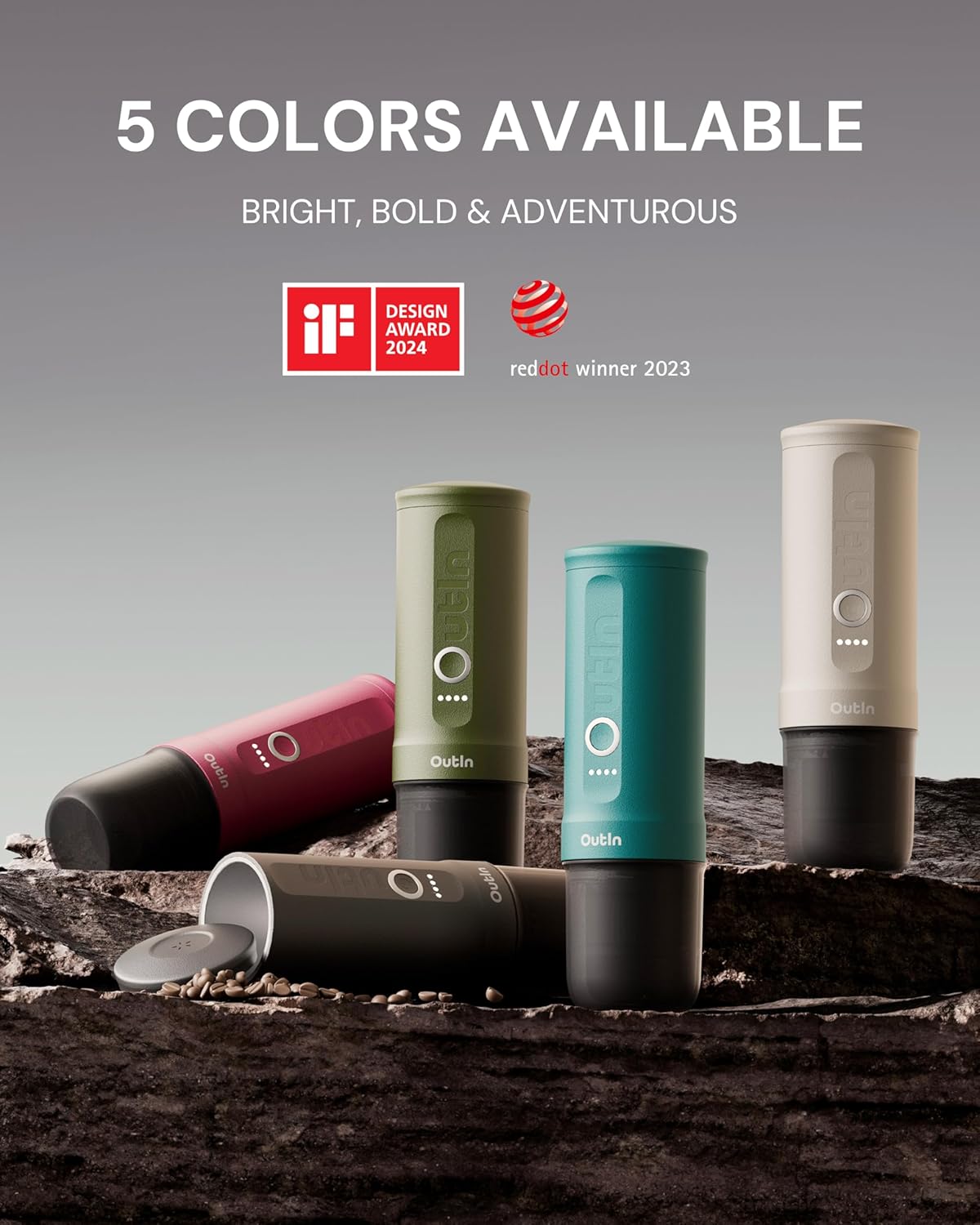 Descuento por tiempo limitado-- Nano Cafetera Espresso Eléctrica Portátil, Cafetera de Viaje para Camping