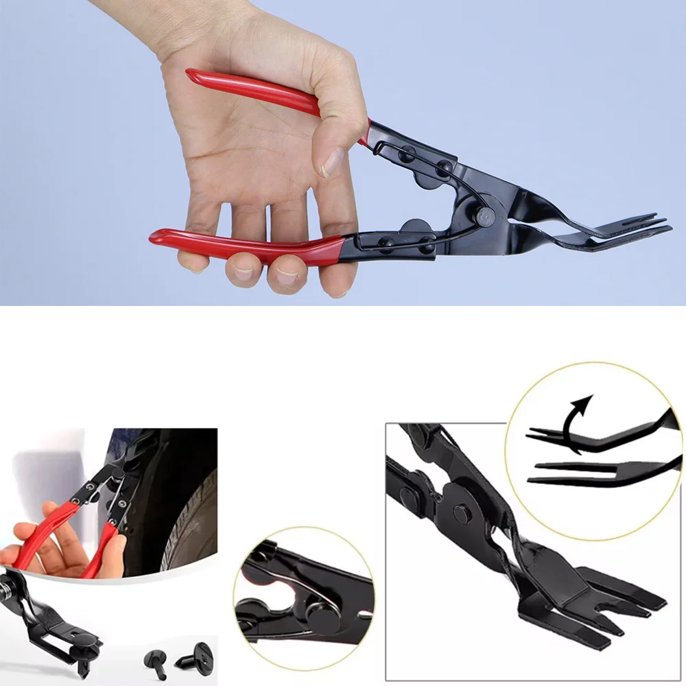 Car Interior Removal Kit - Easy To Pry Fasteners -Non-Scratch Remove Door Clips And Audio Instrument Panel