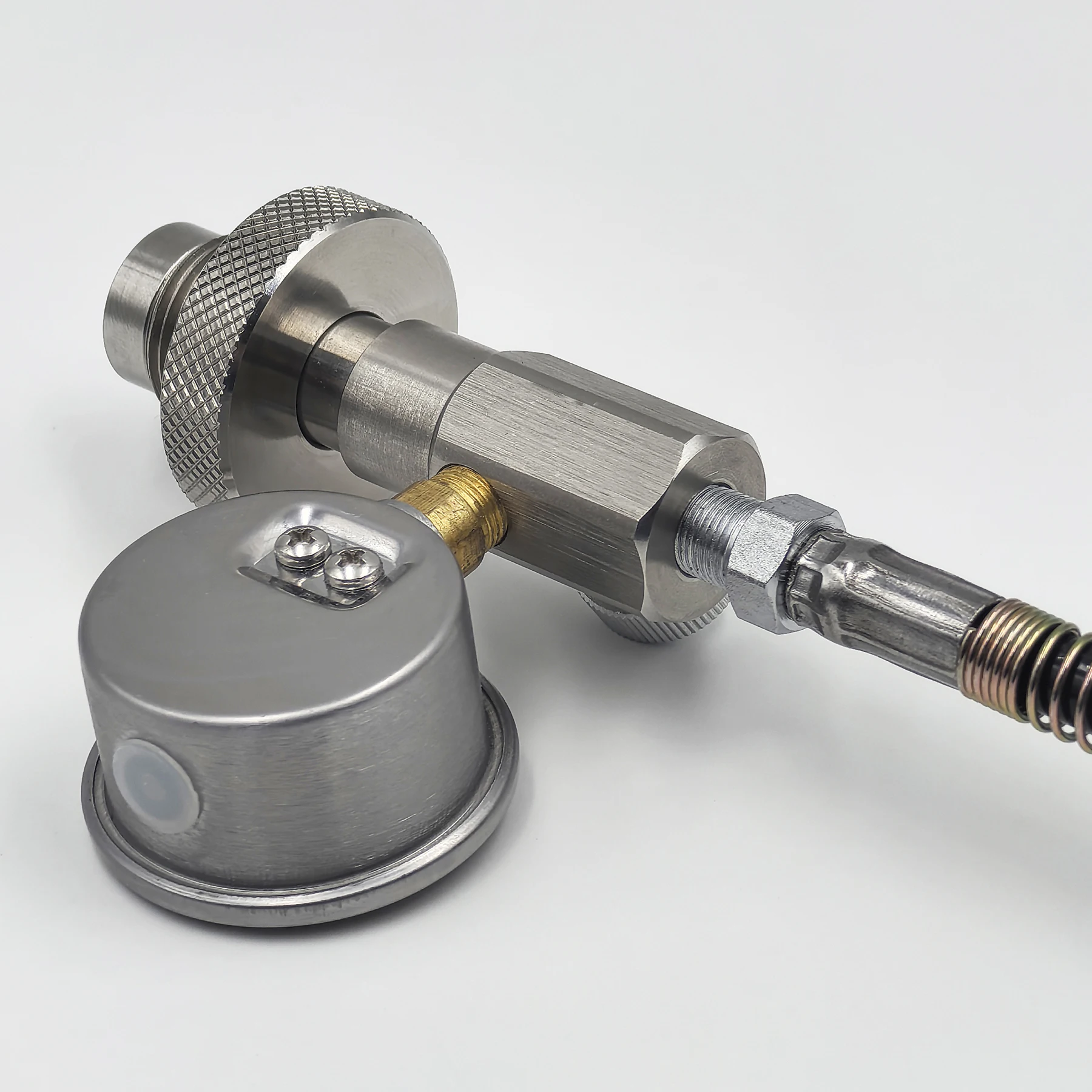 Hpa 4500psi/300bar mergulho de ar din g5/8 conectar estação de enchimento adaptador de carregamento válvula aço inoxidável com mangueira