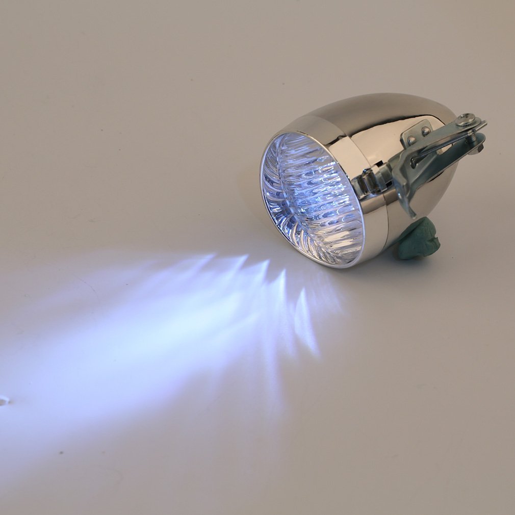 Bicycle Headlight 3 LED Vintage Ultra Bright Flashlight Light Lamp Bike Front Light Safe Night Cycling Bike Accessory