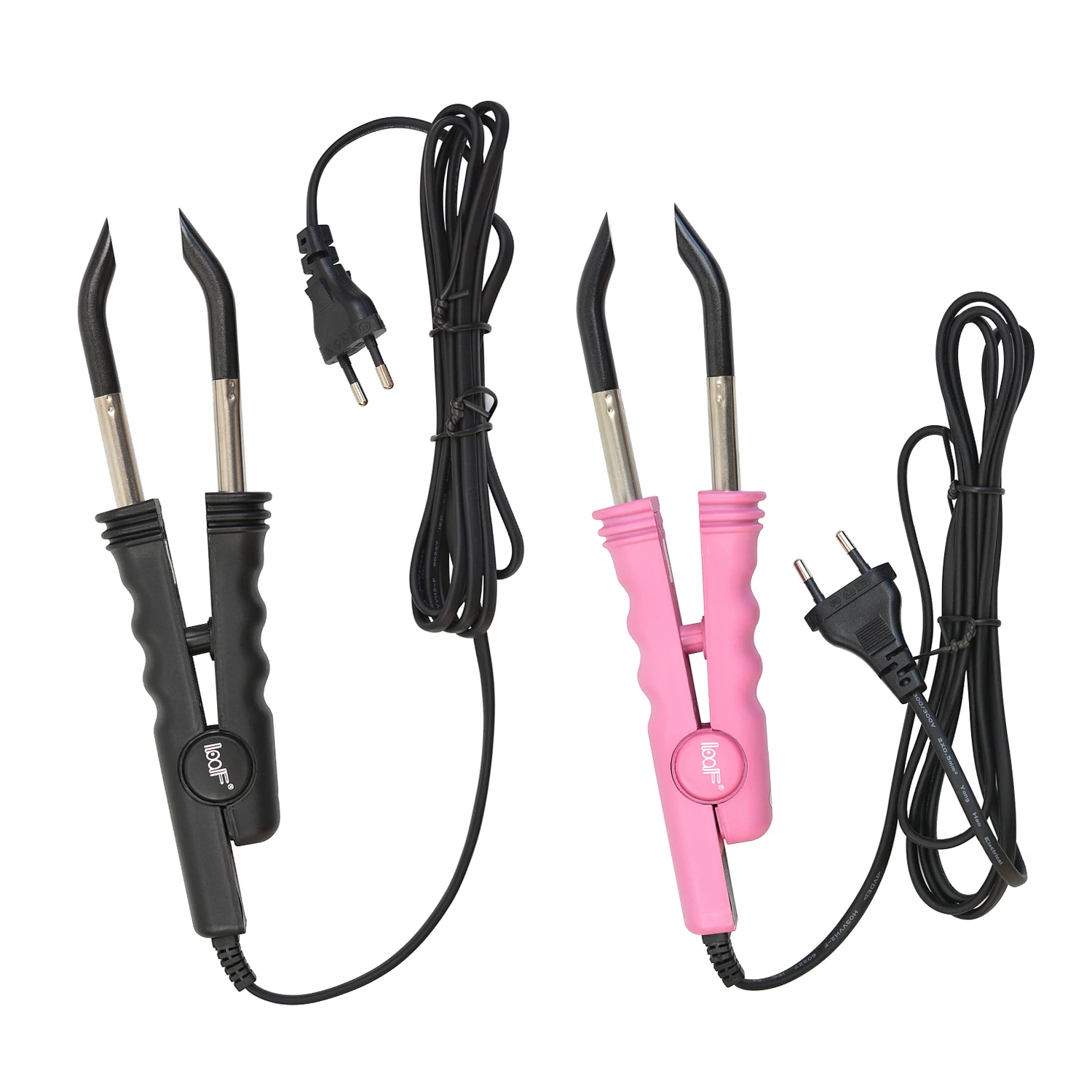 Conector de hierro para extensión de cabello, extensión de cabello de fusión, herramienta de salón de unión de queratina, conector de calor de temperatura constante