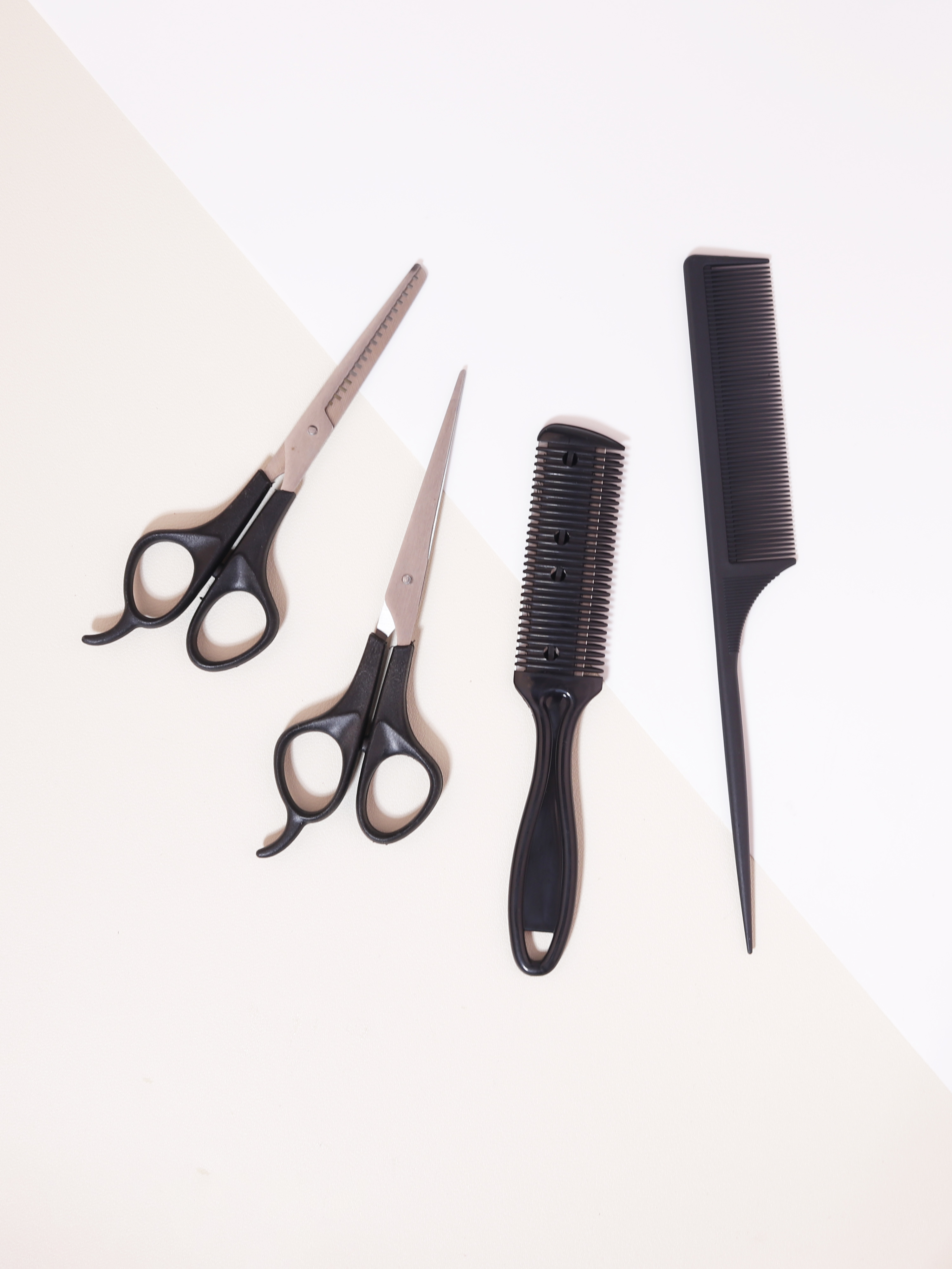 Profissional Hairstyling Tool Set, Cabelo Clippers, Pentes e Clippers desbaste, Perfeito Corte De Cabelo