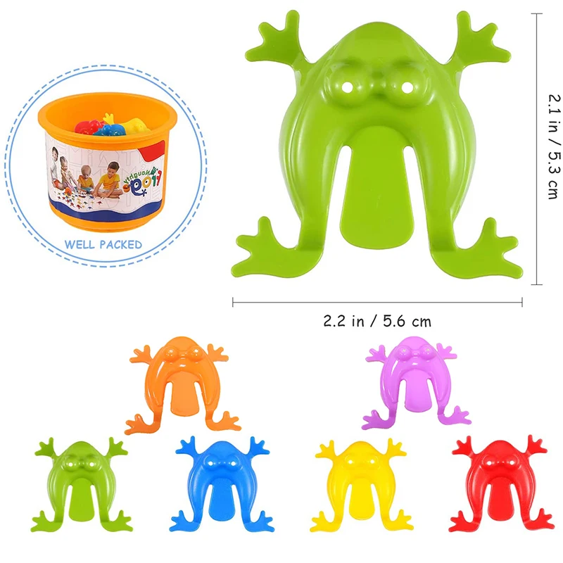 10-60Pcs กบกระโดดถัง BOUNCE Fidget ของเล่นสารพันความเครียด Reliever ของขวัญวันเกิดชายหญิงปาร์ตี้โปรดปรานเกม