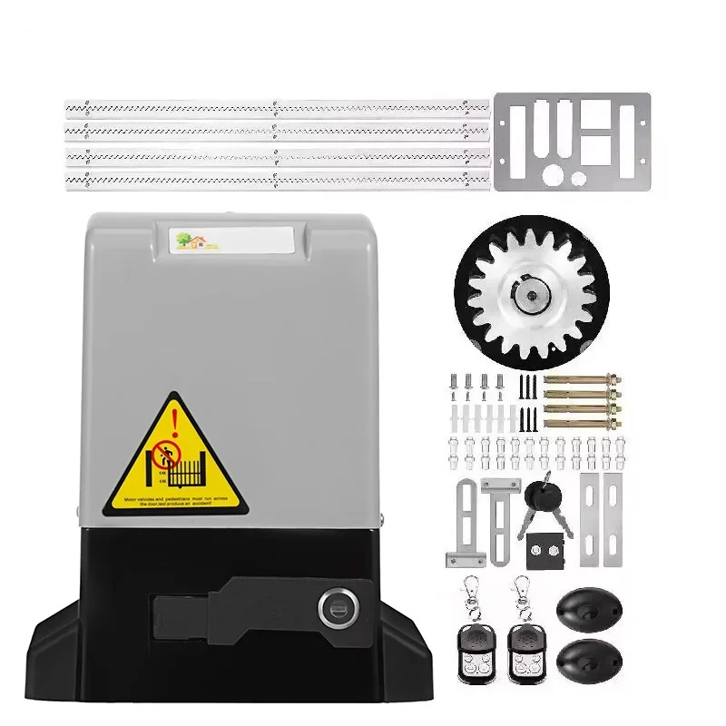 VEVOR Automatische Poortopener 1300LBS Elektrische Garagedeuropener Schuiven 2 Sleutels Met 4 m Rekken Operator voor Hotel Fabriek School