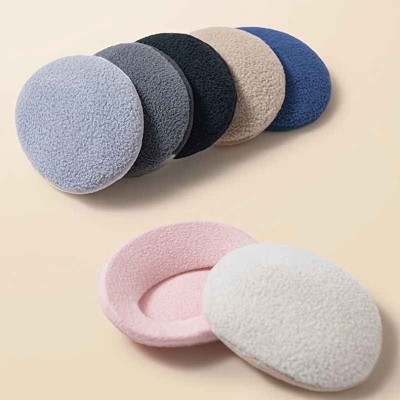 Polar fleece winter ear warmers, ear muffs without hairbands, male and female split ear wraps, ear cushions without earmuffs