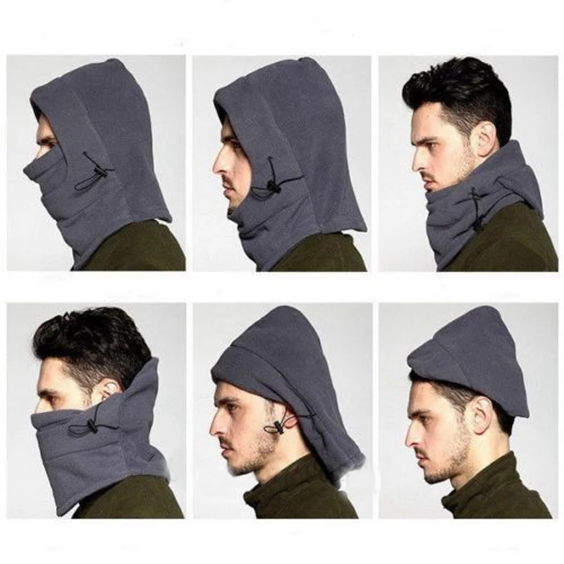 แฟชั่นฤดูหนาวหมวกขนแกะความร้อนฤดูหนาวผู้ชายผู้หญิงหมวกจักรยาน Windproof Face Balaclava หมวกคออุ่นเดินป่าผ้าพันคอหมวก