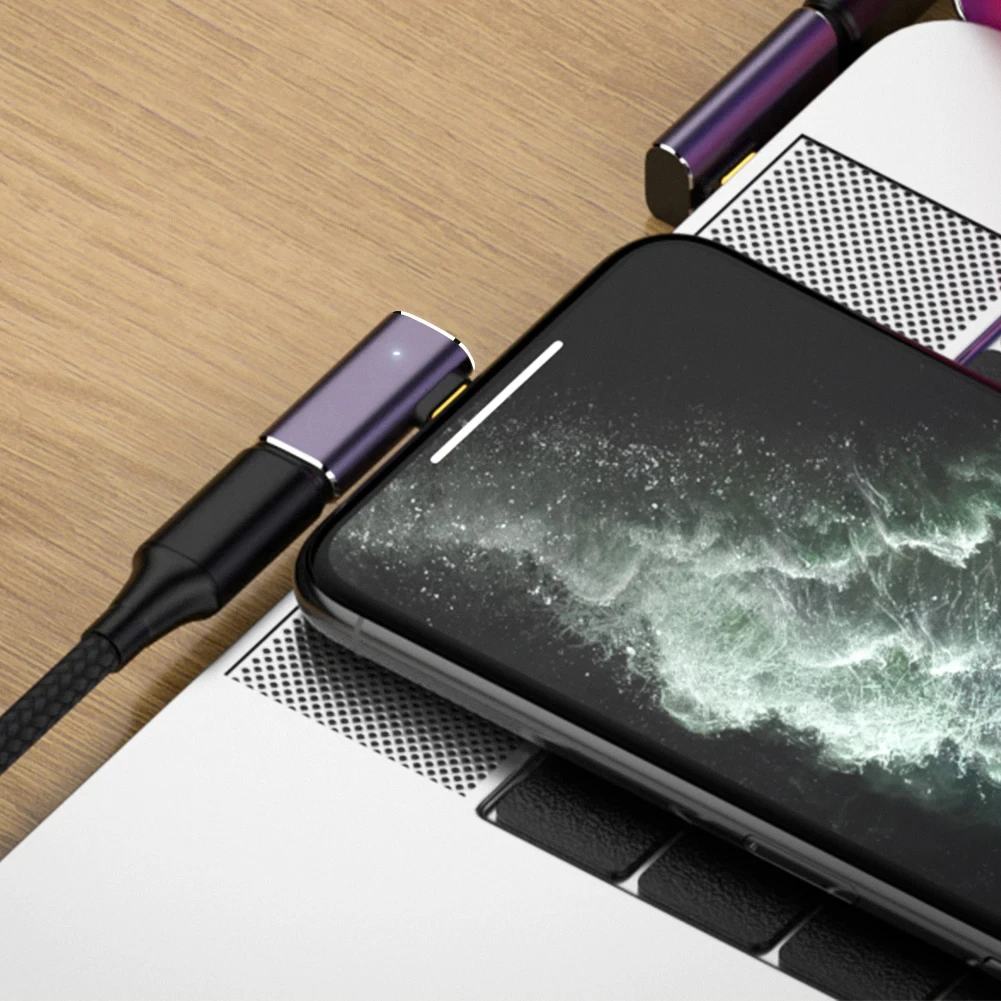 Adaptador OTG tipo C 5A, convertidor de datos de carga rápida de 240W, USB4.0, 40gbps, compatible con 8K, 60Hz, USB C, adaptador de codo de 90/180 grados