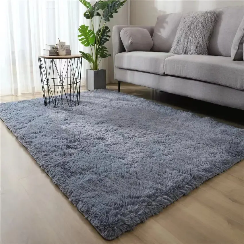 Clearance_Scandinavo Ins Style Filament Lana Tie-dye Velluto sfumato Lavabile Soggiorno Camera da letto Tappeto Zerbino Tappetino_Con