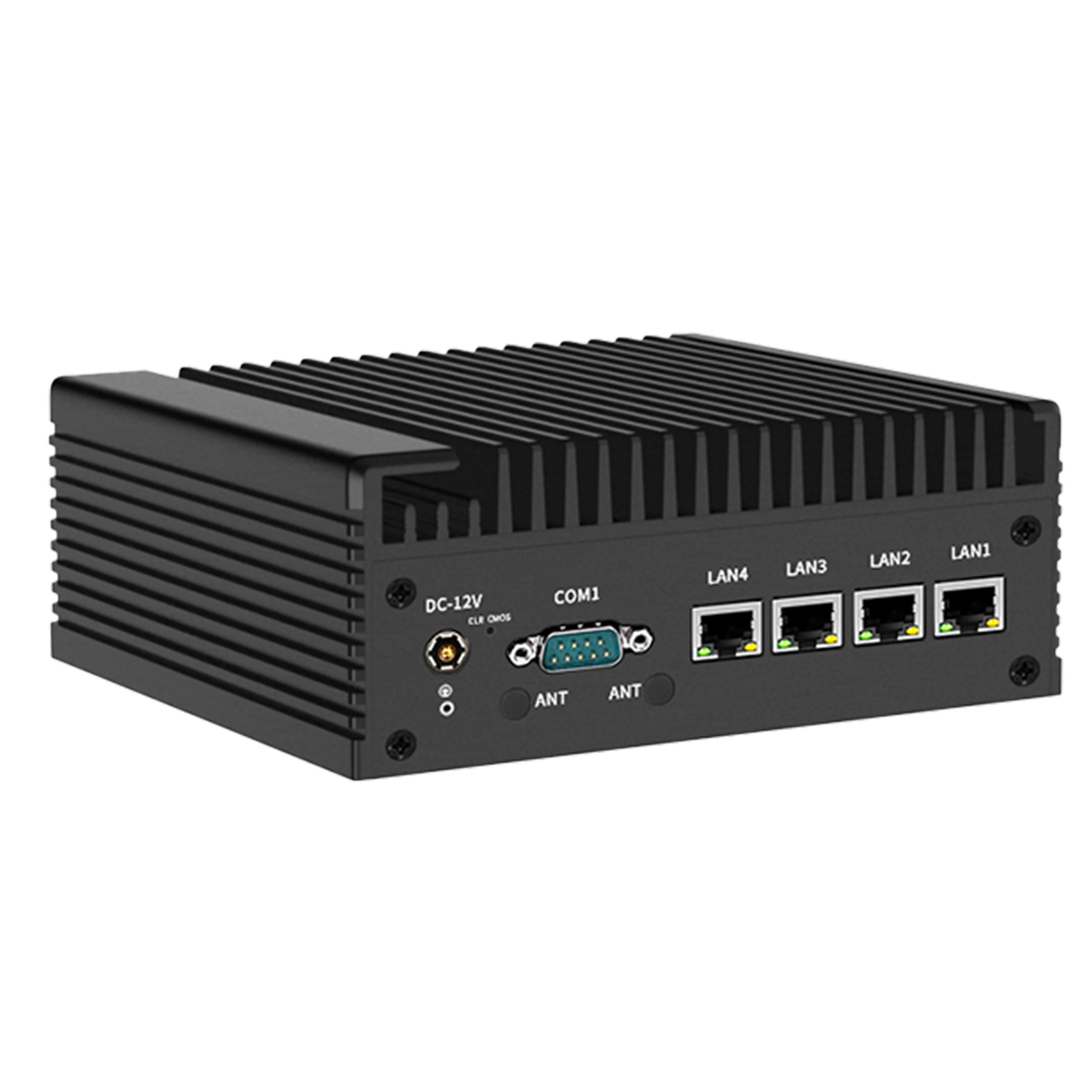 Firewall Mini PC 12. Generation Intel i3 n305 n100 Soft Router 4x i226-v 2,5g DDR5 2 * com 2 * HDMI Industrie computer effiziente Kühlung