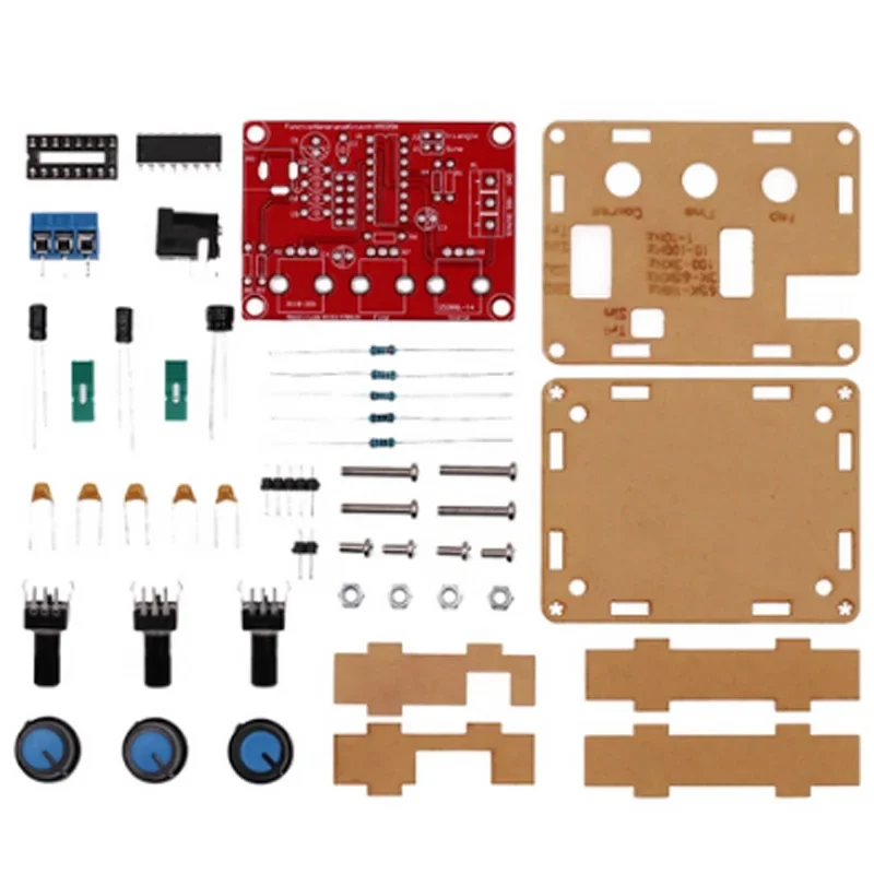 XR2206 High Precision Signal Generator DIY Kit Function Generator Sine Triangle Square Waves Adjustable Frequency