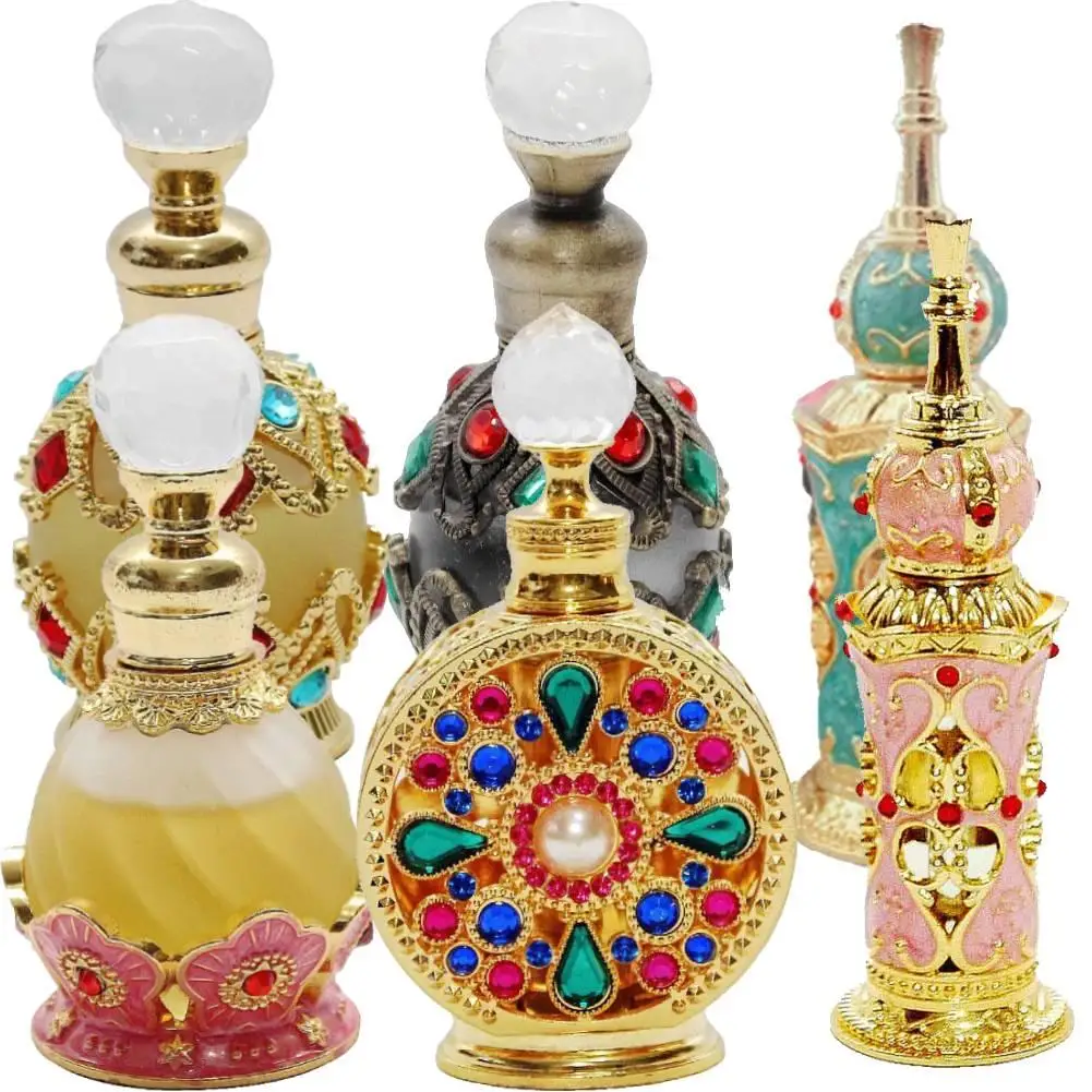 Perfume árabe de Dubái para mujer, fragancias de aceite esencial de 15ml, Perfume árabe de larga duración de lujo, el más nuevo