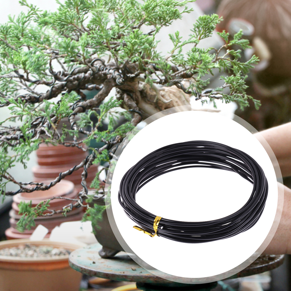 5M บอนไซลวด Anodized อลูมิเนียม Bonsai การฝึกอบรมลวด1.0มม.,1.5มม.,2.0มม.,2.5มม.,3มม.บอนไซลวดผูกสำหรับพืชรูปร่าง