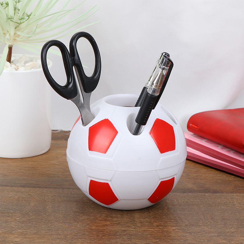 Fußball Form Tool Home Dekoration Student Geschenke Liefert Stift Bleistift Halter Fußball Form Zahnbürste Halter Desktop Rack Tabelle