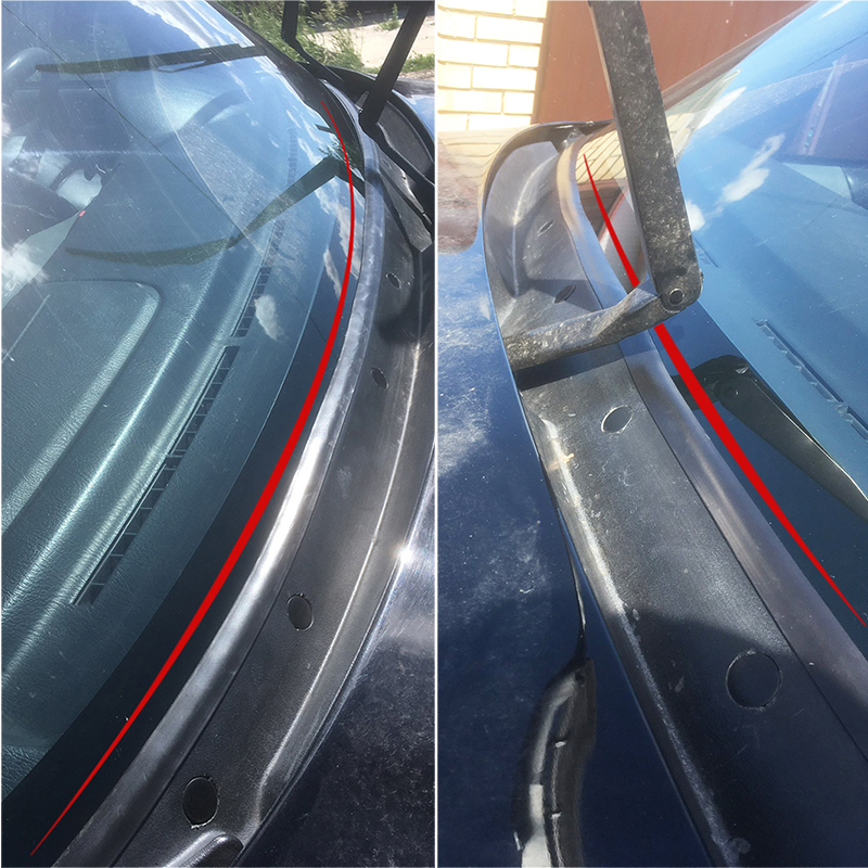 Car Front Windshield Panel Moulding Rubber Seal Strip For BMW E46 E90 E60 E39 E36 F30 F10 F20 E91 E34 F31 X5 E70 E53 M G30