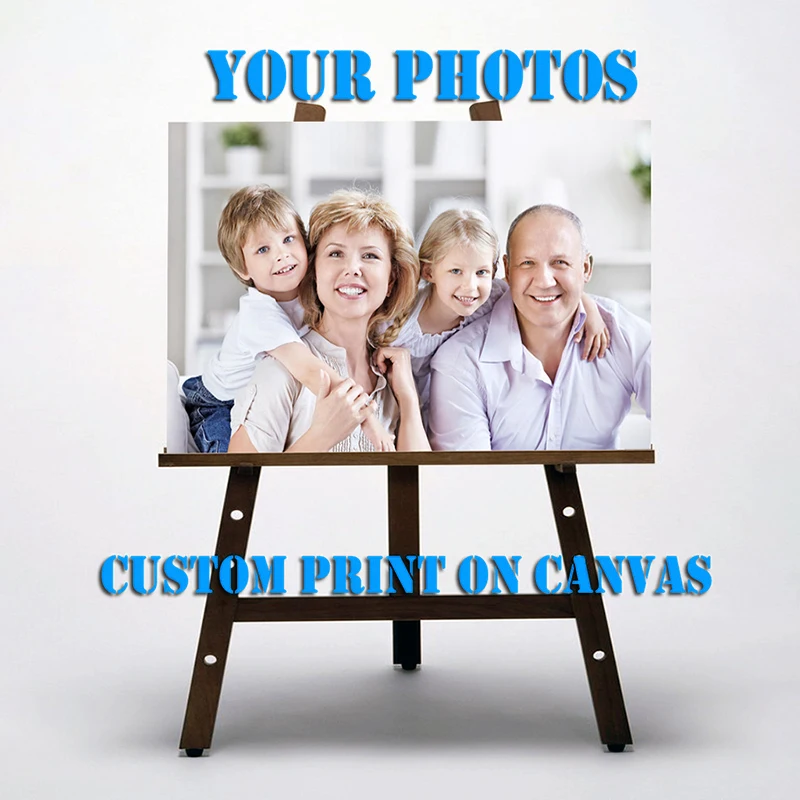 Tùy Chỉnh In Canvas Bức Tranh Ảnh Của Bạn Vải Poster Cá Nhân Tặng Tùy Chỉnh Hình Động Vật Thú Cưng Hình Ảnh Trang Trí Nhà In Hình