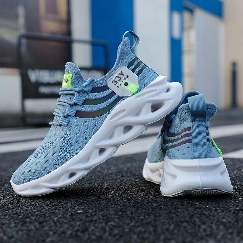 Zapatos informales para mujer, zapatillas deportivas de malla transpirables a la moda para caminar, zapatillas de deporte para mujer 20224, zapatos vulcanizados para gimnasio, calzado femenino