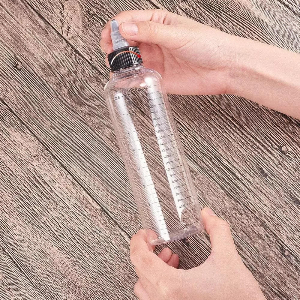 Plastic Needle-Nosed Scale Squeeze Bottle Squeezable Empty Bottle With Leak-Proof For Travel Cosmetics Storage Container